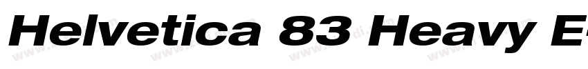 Helvetica 83 Heavy E字体转换